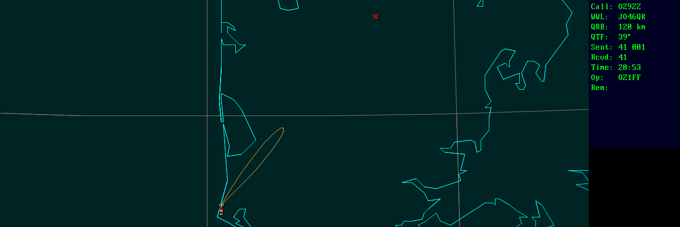 Polar map for 24 GHz